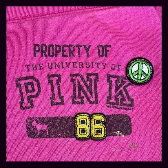 Vintage PINK Cropped Sweatpants - Picture 3 of 6